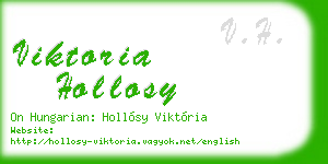 viktoria hollosy business card