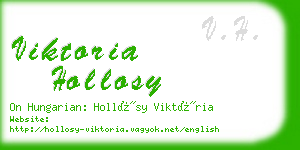 viktoria hollosy business card